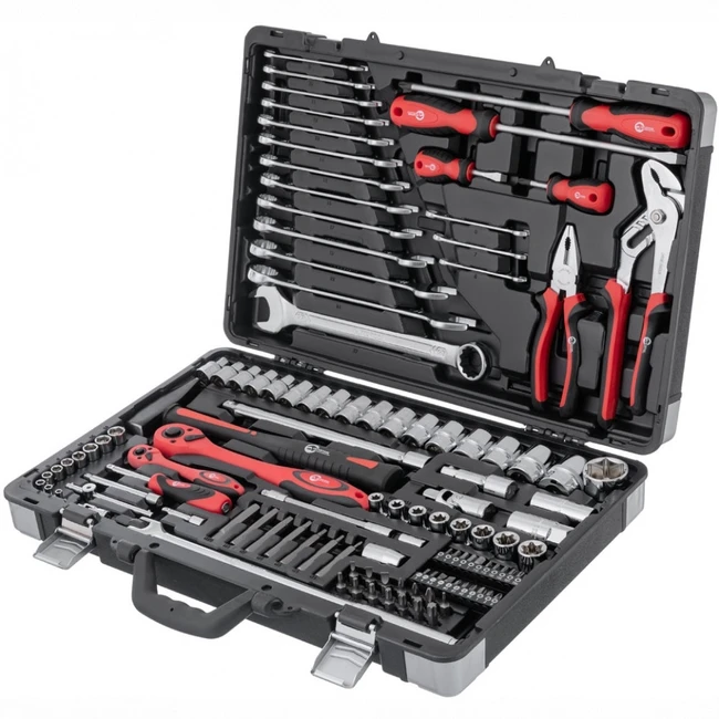 INTERTOOL Профессиональный набор инструментов 1/4"  1/2"; 119ед ET-7119