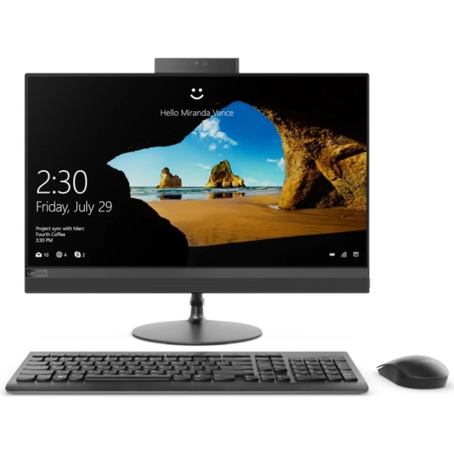 Моноблок Lenovo IdeaCentre AiO 520-24IKU F0D200F7RK (23.8 ", Intel, Pentium, 4415U, 2.3 ГГц, 4 Гб, HDD и SSD, 1 Тб, 128 Гб)
