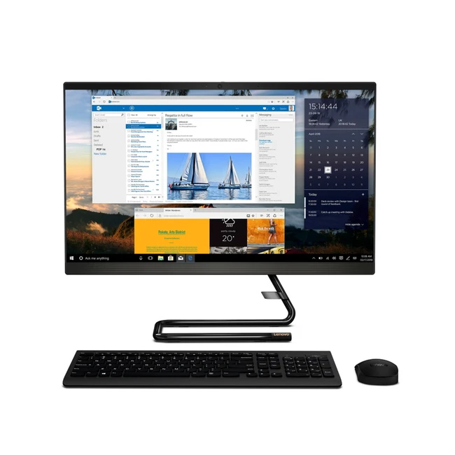 Моноблок Lenovo IdeaCentre A340-24IWL F0E80014RK (23.8 ", Intel, Core i5, 8265U, 1.6 ГГц, 8 Гб, HDD и SSD, 1 Тб, 128 Гб)