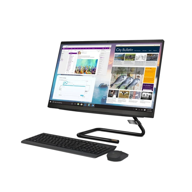 Моноблок Lenovo IdeaCentre A340-24IWL F0E80015RK (23.8 ", Intel, Core i5, 8265U, 1.6 ГГц, 8 Гб, HDD и SSD, 1 Тб, 128 Гб)