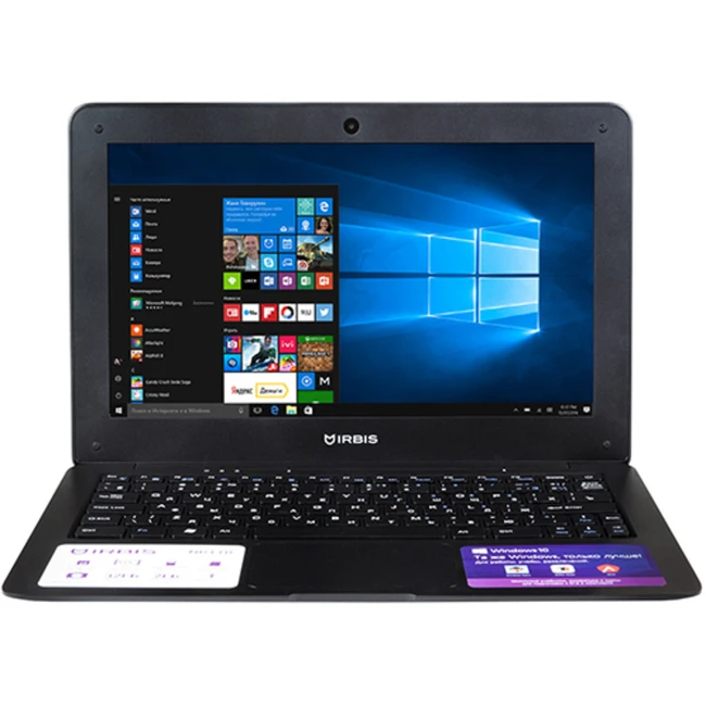 Ноутбук Irbis NB110 Black 11.6 ", FHD 1920x1080 (16:9), Atom, 2 Гб, 32 ГБ, Windows 10 Home