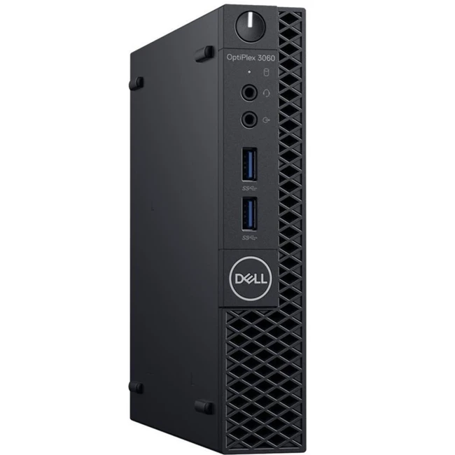 Персональный компьютер Dell Optiplex 3060 Micro 3060-2038 (Core i5, 8500T, 2.1 ГГц, 8 Гб, DDR4-2666, SSD, Windows 10 Pro)