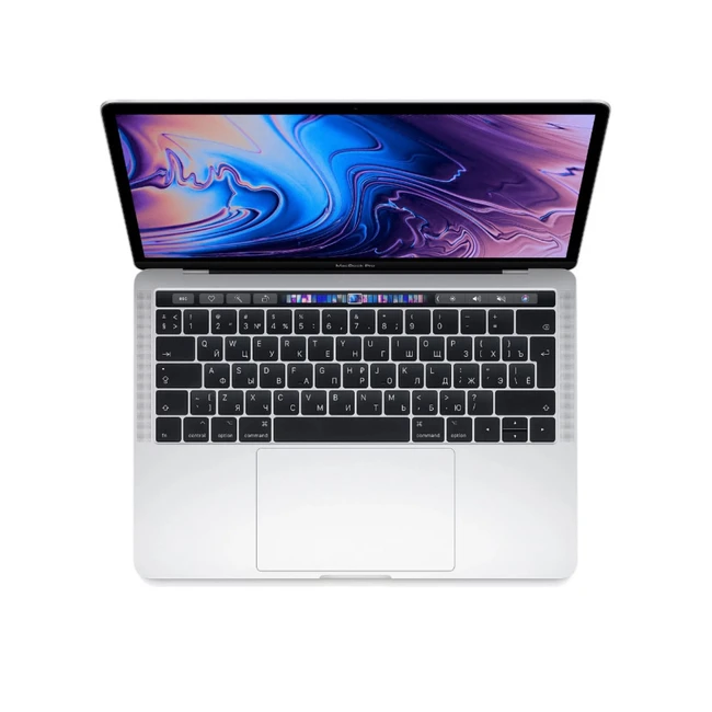 Ноутбук Apple MacBook Pro 13 with Touch Bar MUHR2RU/A (13.3 ", WQXGA 2560x1600 (16:10), Intel, Core i5, 8 Гб, SSD, 256 ГБ, Intel Iris Plus Graphics)