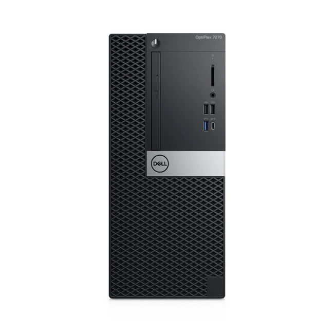 Персональный компьютер Dell Optiplex 7070 MT 7070-6749 (Core i7, 9700, 3.0 ГГц, 8 Гб, HDD и SSD, Windows 10 Pro)