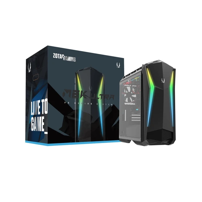Персональный компьютер Zotac ZBOX MEK Ultra GAMING PC GU208TC901B-BE-W3B (Core i9, 9900K, 3.6 ГГц, 32 Гб, DDR4-3200, HDD и SSD, Windows 10 Home)
