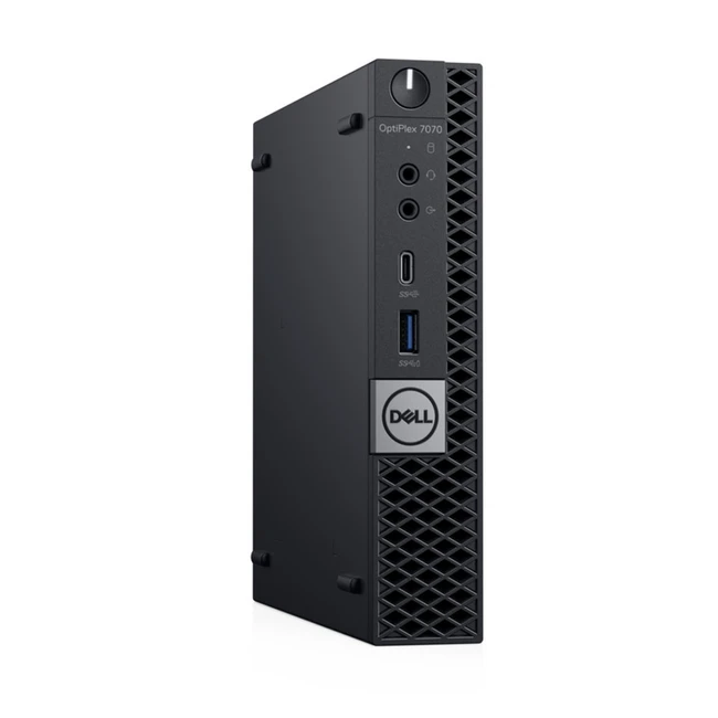 Персональный компьютер Dell Optiplex 7070 Micro 7070-5536 (Core i7, 9700, 3.0 ГГц, 16 Гб, DDR4-2666, SSD, Windows 10 Pro)