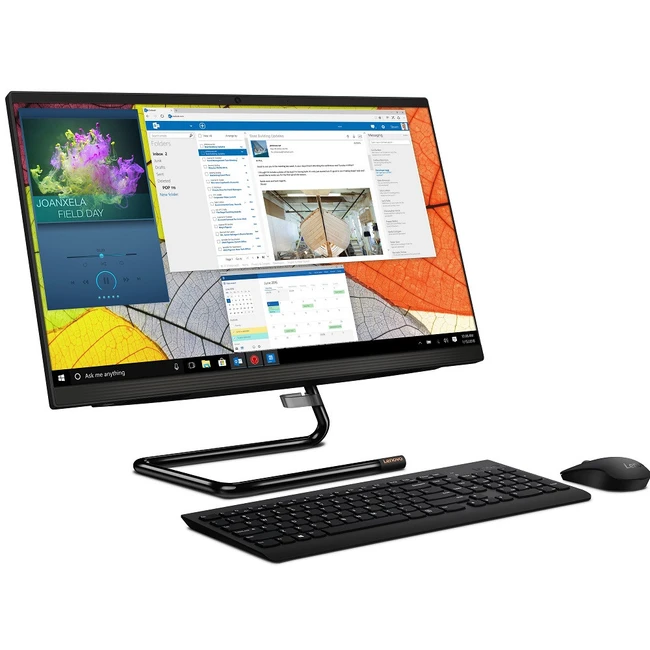 Моноблок Lenovo IdeaCentre AIO340-24ICB F0E600DGRK (23.8 ", Intel, Core i3, 9100T, 3.1 ГГц, 4 Гб, HDD и SSD, 1 Тб, 128 Гб)