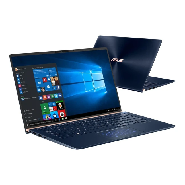 Ноутбук Asus ZenBook UX433FAC-A5286T 90NB0MQ5-M04660 (14 ", FHD 1920x1080 (16:9), Core i5, 8 Гб, 256 ГБ, Intel HD Graphics, Windows 10 Home)