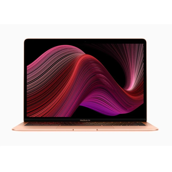 Ноутбук Apple MacBook Air 13 2020 Gold MWTL2RU/A (13.3 ", WQXGA 2560x1600 (16:10), Intel, Core i3, 8 Гб, SSD, 256 ГБ, Intel Iris Plus Graphics)