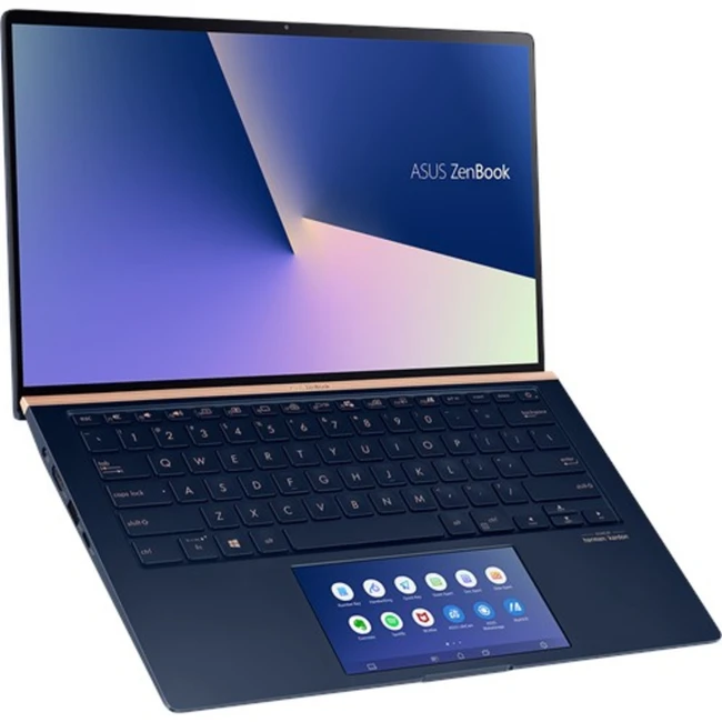 Ноутбук Asus Zenbook 14 UX434FQ-A5037R 90NB0RM5-M01680 (14 ", FHD 1920x1080 (16:9), Intel, Core i7, 16 Гб, 1 ТБ, nVidia GeForce MX350, Windows 10 Pro)