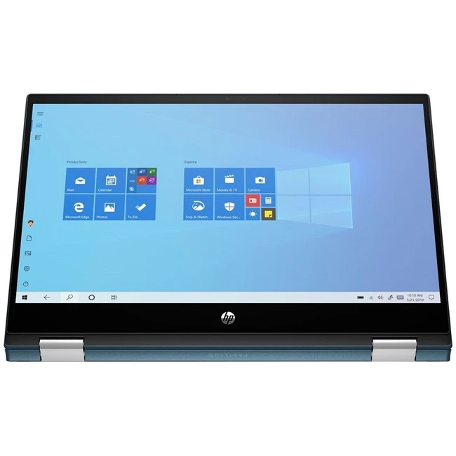Ноутбук HP Pavilion x360 14-dw1004ur 2X2Q8EA (14 ", HD 1366x768 (16:9), Intel, Pentium, 4 Гб, SSD, 128 ГБ)