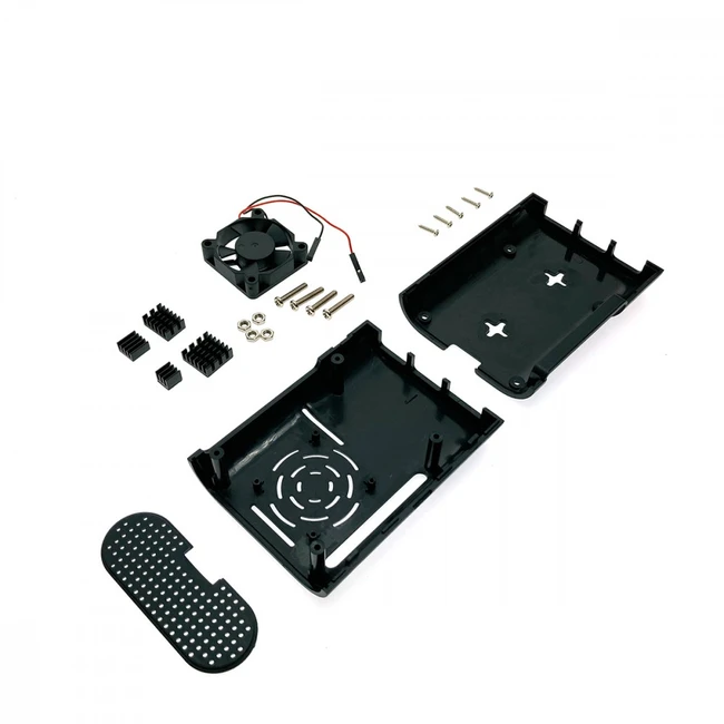 Платформа для ПК Raspberry Pi PI4 с вентилятором и радиаторами 44927