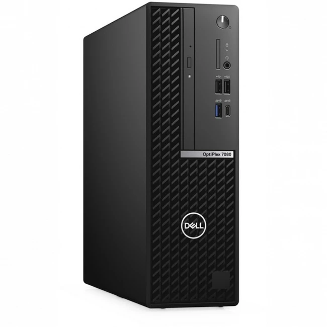 Персональный компьютер Dell Optiplex 3080 SFF 3080-8464 (Core i3, 10100, 3.6 ГГц, 4 Гб, DDR4-2666, HDD, Linux)