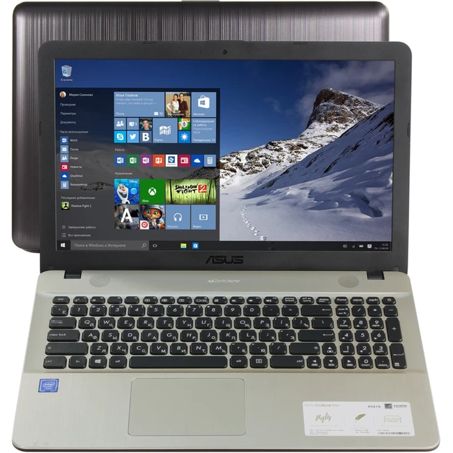 Ноутбук Asus X541NA X541NA-GQ245T 15.6 ", HD 1366x768 (16:9), Celeron, 4 Гб, Intel HD Graphics, Windows 10 Home