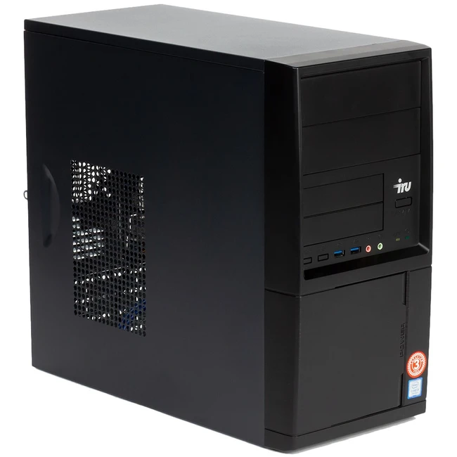 Персональный компьютер iRU Office 313 MT 1481957 (Core i3, 10100, 3.6 ГГц, 16 Гб, DDR4-2400, SSD)