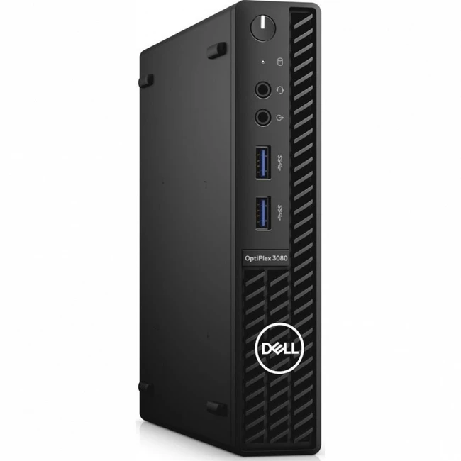 Персональный компьютер Dell OptiPlex 3080 Micro 3080-2787 (Core i3, 10100T, 3.0 ГГц, 8 Гб, DDR4-2666, SSD, Linux)