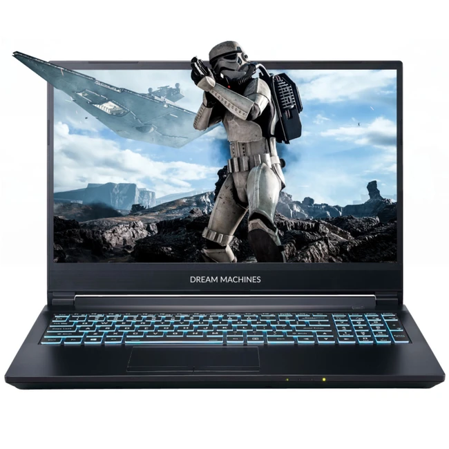 Ноутбук Dream Machines G1650-15KZ41 (15.6 ", FHD 1920x1080 (16:9), Intel, Core i5, 8 Гб, SSD, 500 ГБ, nVidia GeForce GTX 1650)