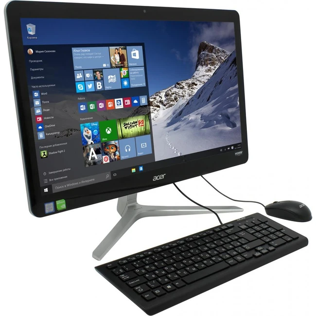 Моноблок Acer Aspire Z24 DQ.B8TER.015 23.8 ", Core i3, 7100T, 3.4, 6 Гб, 1 Тб