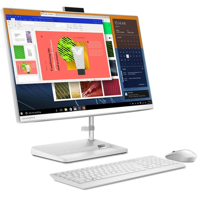 Моноблок Lenovo IdeaCentre AIO 3 24ALC6 F0G100C1RK (23.8 ", AMD, Ryzen 5, 5500U, 2.1 ГГц, 8 Гб, SSD, 512 Гб)