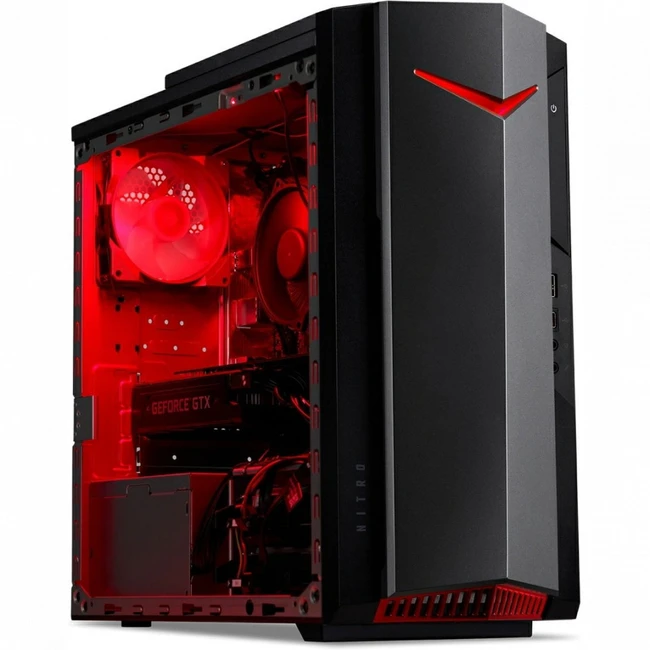 Персональный компьютер Acer Nitro N50-620 DG.E2DMC.002 (Core i7, 11700F, 2.5 ГГц, 16 Гб, DDR4-2666, HDD и SSD)