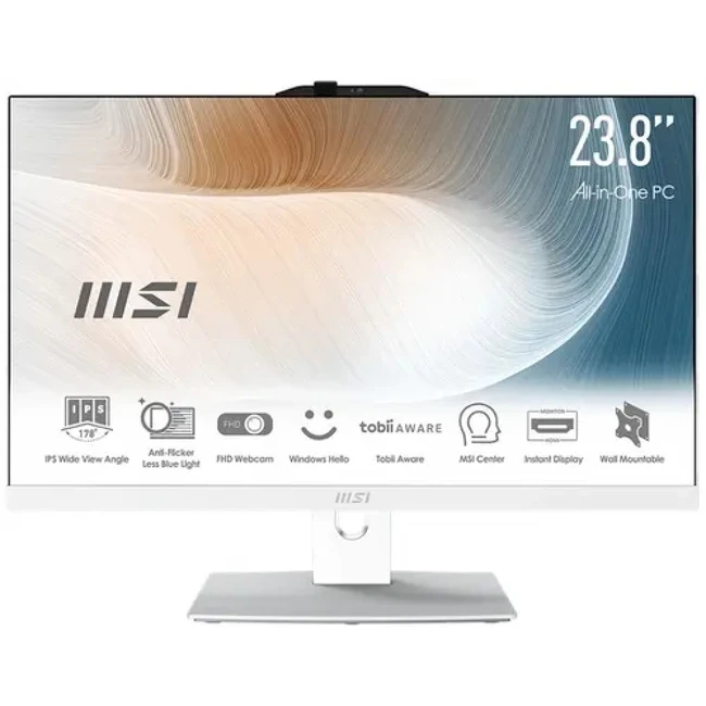 Моноблок MSI Modern AM242P 12M-212RU 9S6-AE0712-212 (23.8 ", Intel, Core i7, 1260P, 3.4 ГГц, 16 Гб, SSD, 512 Гб)