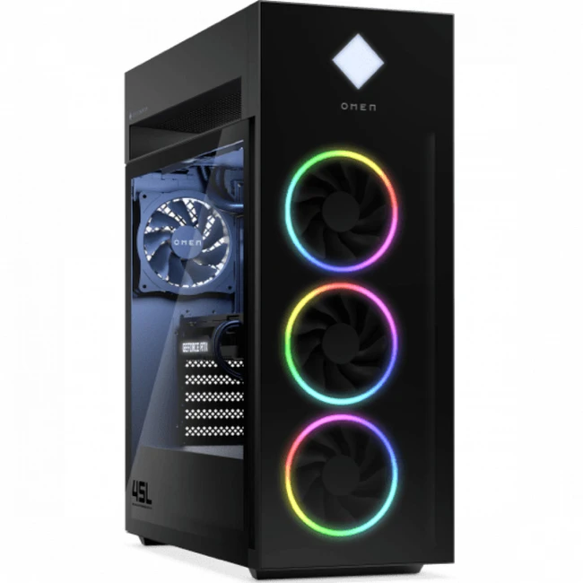 Персональный компьютер HP Omen 45L GT22-0015ur 691N3EA#ACB (Ryzen 9, 5900X, 3.7 ГГц, 32 Гб, DDR4-3466, SSD, Windows 11 Home)
