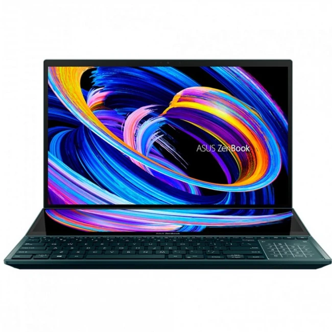 Ноутбук Asus ZenBook Pro Duo UX582HS-H2002X 90NB0V21-M000D0 15.6 ", 4K Ultra HD 3840x2160 (16:9), Intel, Core i9, 32 Гб, 1 ТБ, nVidia GeForce RTX 3080, Windows 11 Pro