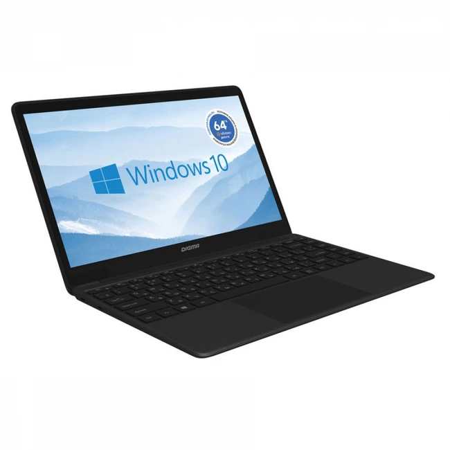 Ноутбук Digma EVE 14 C414 NA9144BXW01 (14 ", FHD 1920x1080 (16:9), AMD, A9, 4 Гб, SSD, 128 ГБ, AMD Radeon R5)