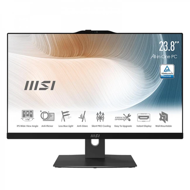 Моноблок MSI Modern AM242TP 12M 9S6-AE0711-086 (23.8 ", Intel, Core i5, 1240P, 3.3 ГГц, 16 Гб, SSD, 512 Гб)