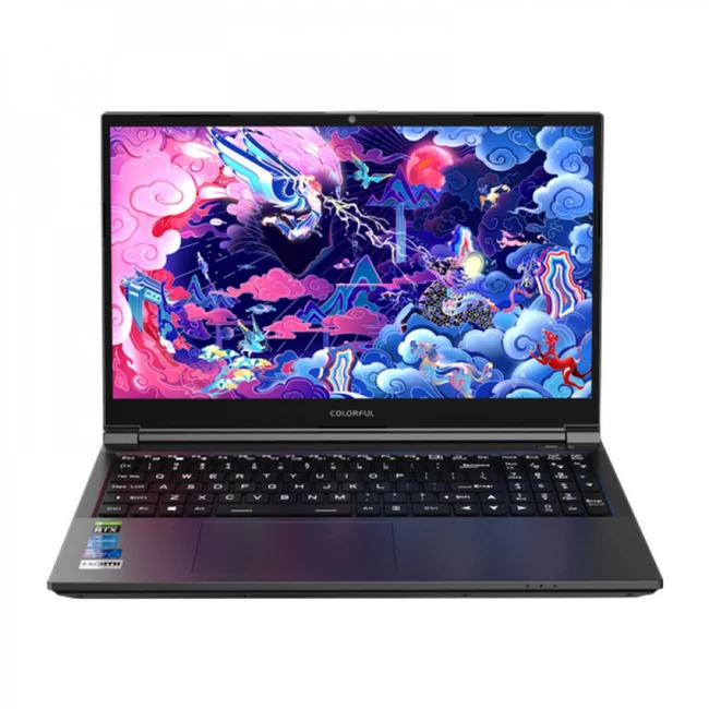Ноутбук Colorful X15 AT A10003400120 (15.6 ", FHD 1920x1080 (16:9), Intel, Core i5, 16 Гб, 512 ГБ, nVidia GeForce RTX 3060, Windows 11 Home)