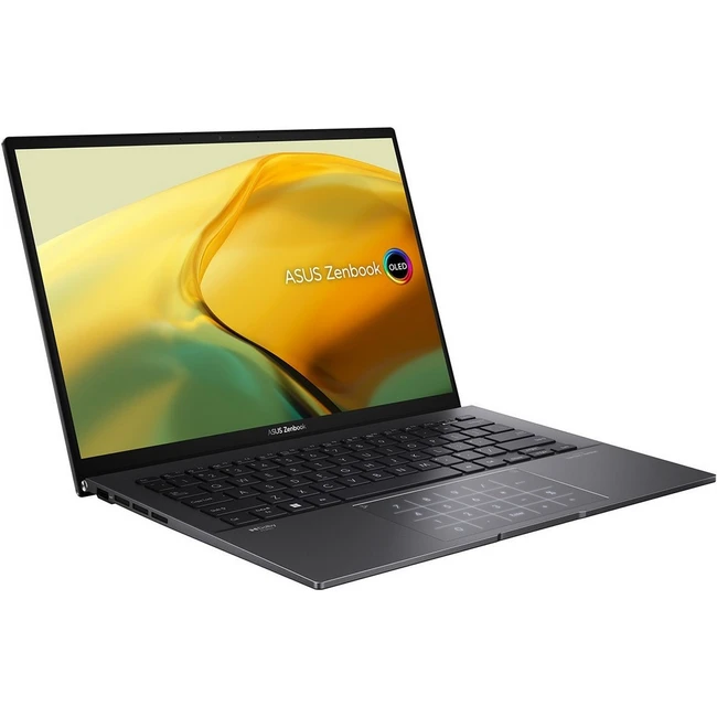 Ноутбук Asus Zenbook 14 UM3402YA-KP511W 90NB0W95-M00UU0 (14 ", WQXGA 2560x1600 (16:10), AMD, Ryzen 7, 16 Гб, SSD, 1 ТБ, AMD Radeon Graphics)
