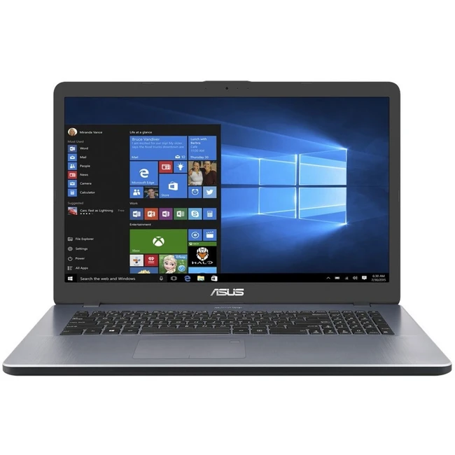 Ноутбук Asus X705UQ 90NB0EY2-M01570 (17.3 ", HD+ 1600х900 (16:9), Core i3, 4 Гб, nVidia GeForce 940M, Linux)