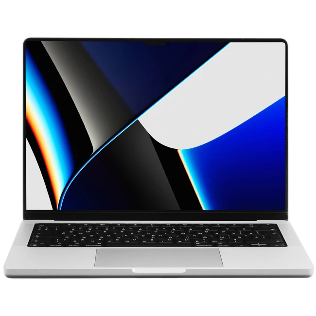 Ноутбук Apple MacBook Pro 14 M1 Pro Silver MKGT3RU/A (14.2 ", 3K 3024x1964 (16:10), Apple, Apple M1 series, 16 Гб, 1 ТБ, Apple M1 Pro 16-Core, Mac OS)