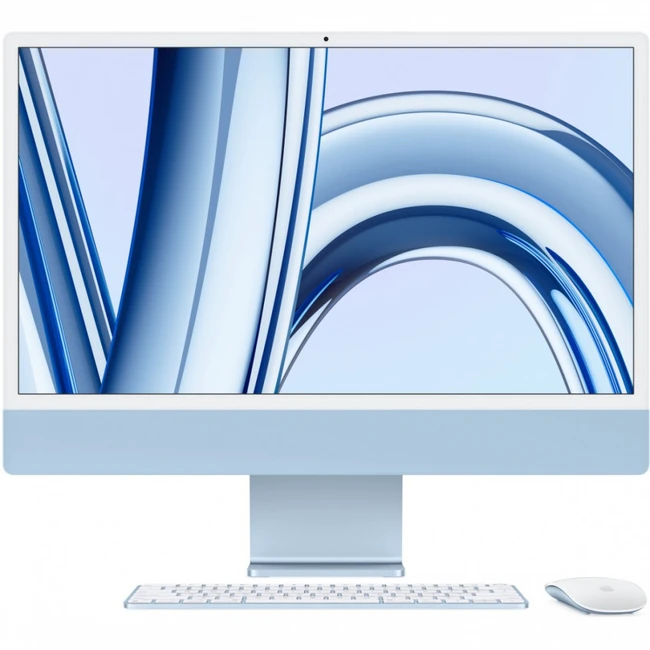 Моноблок Apple iMac 24" MQRQ3RU/A (24 ", Apple, Apple M3 Series, M3, 2.75 ГГц, 8 Гб, SSD, 256 Гб)
