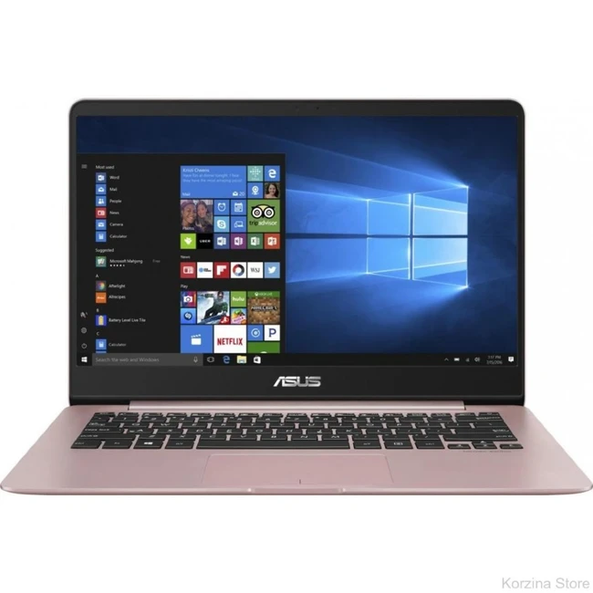 Ноутбук Asus Zenbook UX410UF-GV030T 90NB0HZ4-M00480 (14 ", FHD 1920x1080 (16:9), Core i7, 8 Гб, HDD и SSD, 256 ГБ, nVidia GeForce MX130)