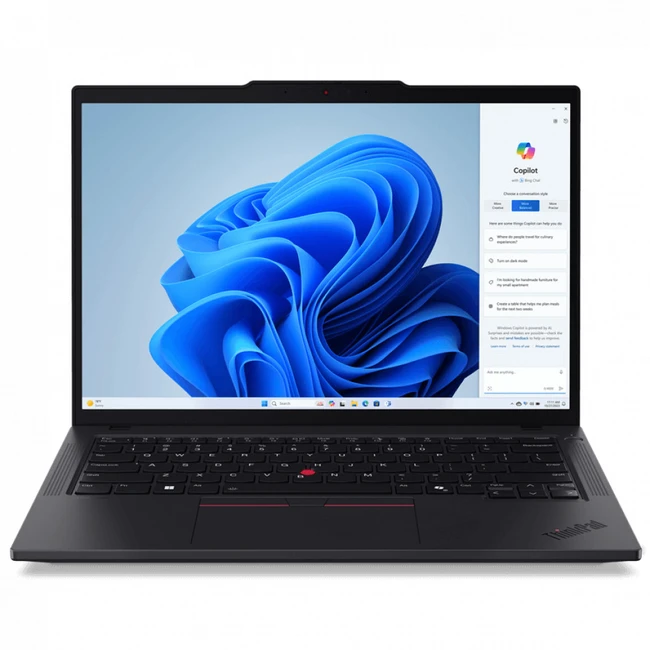 Ноутбук Lenovo ThinkPad T14 G5 21MC0009RT (14 ", WUXGA 1920x1200 (16:10), AMD, Ryzen 5 Pro, 16 Гб, SSD, 512 ГБ, AMD Radeon Graphics)