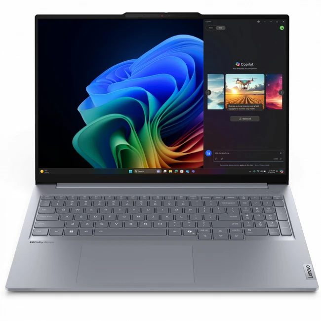 Ноутбук Lenovo ThinkBook 16 G7 QOY 21NH0002RU (16 ", WUXGA 1920x1200 (16:10), Intel, Snapdragon X Plus, 16 Гб, SSD, 512 ГБ, Qualcomm® Adreno™ GPU)