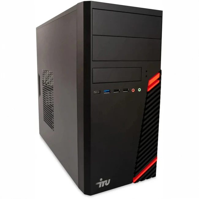 Персональный компьютер iRU Home 310H6SE 1994640 (Core i3, 12100, 3.3 ГГц, 8 Гб, DDR4-2666, SSD)