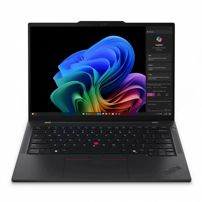 Ноутбук Lenovo ThinkPad T14s Gen 6 21N1000ART (14 ", WUXGA 1920x1200 (16:10), Qualcomm, Snapdragon X Elite, 32 Гб, SSD, 1 ТБ, Qualcomm SD X Adreno X1-85)