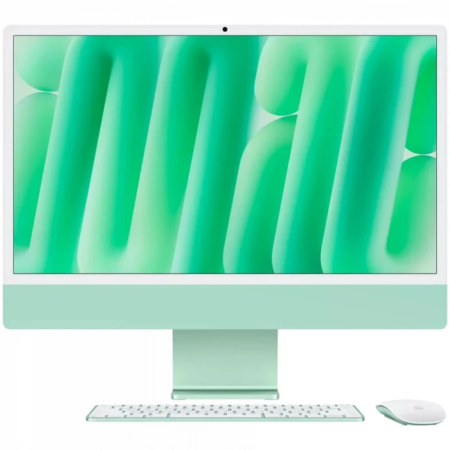 Моноблок Apple iMac 24" M4 Green MWV03RU/A (24 ", Apple, Apple M4 Series, Apple M4 10-Core, 16 Гб, SSD, 512 Гб)