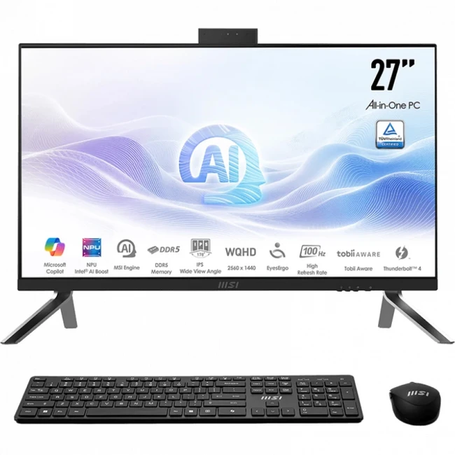 Моноблок MSI Modern AM273Q AI 1UM-092XRU 9S6-AF0112-092 (27 ", Intel, Core Ultra 5, 125H, 1.2 ГГц, 16 Гб, SSD, 512 Гб)