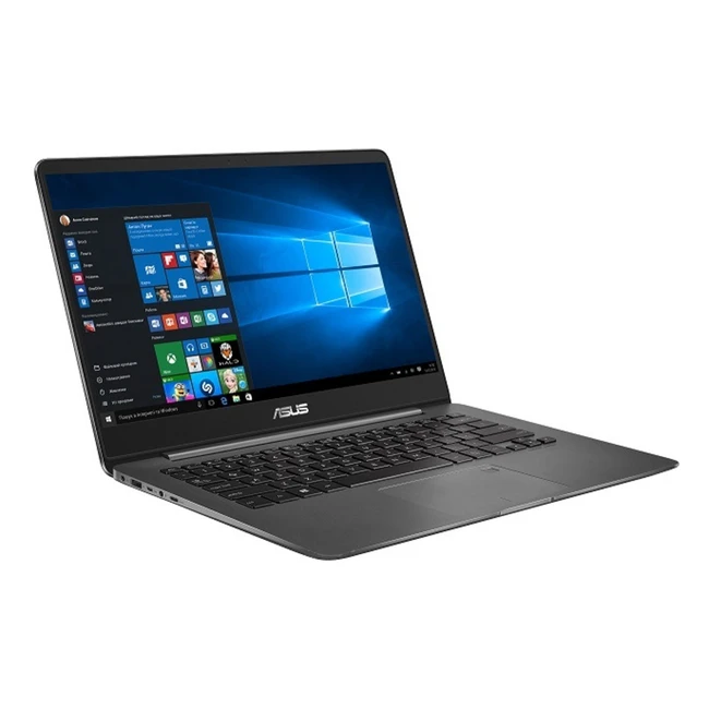 Ноутбук Asus ZenBook UX430UQ-GV207T 90NB0DS1-M04460 (14 ", FHD 1920x1080 (16:9), Core i7, 8 Гб, SSD, 512 ГБ, nVidia GeForce GT 940MX)