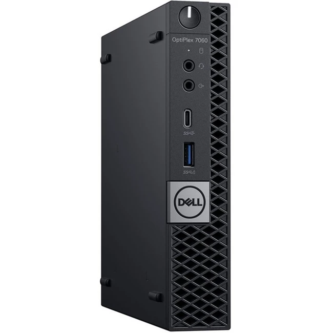 Персональный компьютер Dell Optiplex 7060 Micro 7060-0823 (Core i7, 8700T, 2.4 ГГц, 8 Гб, DDR4-2400, SSD, Windows 10 Pro)