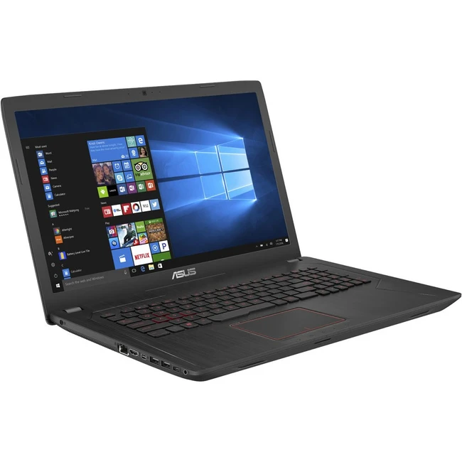 Ноутбук Asus FX753VD-GC482T 90NB0DM3-M08380 17.3 ", FHD 1920x1080 (16:9), Core i5, 12 Гб, 128 ГБ, nVidia GeForce GTX 1050, Windows 10 Home