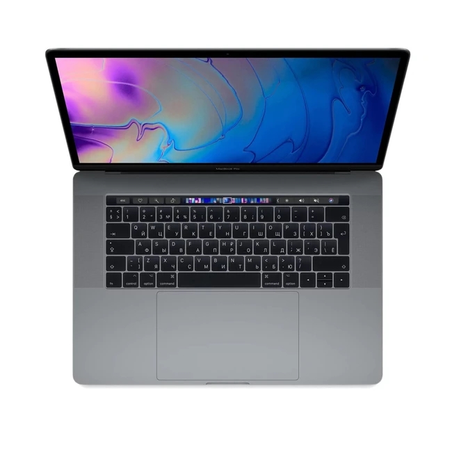 Ноутбук Apple MacBook Pro Touch Bar 2018 MR932RU/A (15 ", WQXGA+ 2880x1800 (16:10), Intel, Core i7, 16 Гб, SSD, 256 ГБ, AMD Radeon Pro 555X)