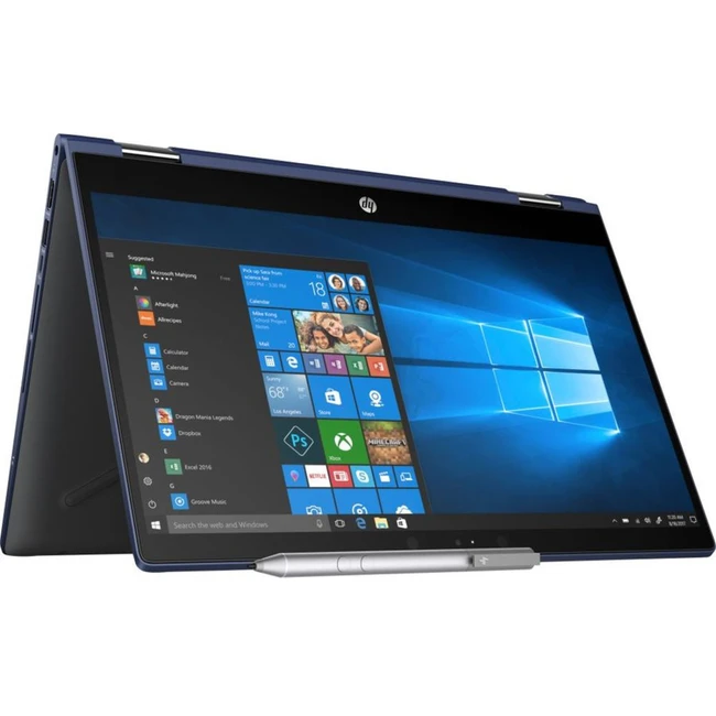 Ноутбук HP Pavilion x360 14-cd0005ur 4HA99EA (14 ", FHD 1920x1080 (16:9), Core i3, 4 Гб, HDD и SSD, 16 ГБ, nVidia GeForce MX130)