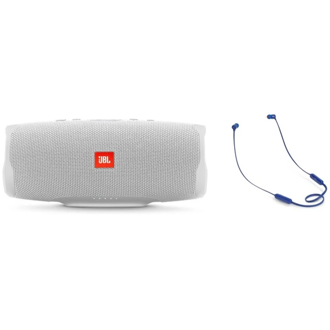 Портативная колонка JBL T110BT Charge 4 - White JBLCHARGE4WHT+T110BTBLU (Белый)