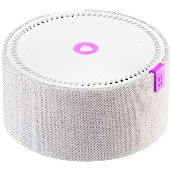 Портативная колонка Яндекс Умная колонка Станция Мини YNDX-0004S (Серебро)