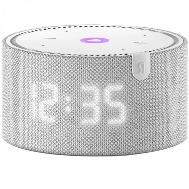 Портативная колонка Яндекс Умная Колонка Станция Мини с часами серая YNDX-00020 Gray (Серый)