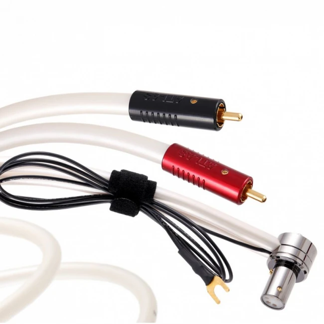 Аксессуар для аудиотехники ATLAS Tonearm 90 - Achromatic RCA - 0.75m 5056453527187